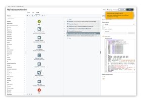 Screenshot of bot creation dashboard.