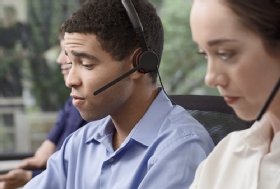 The new Avaya headset model L129 is designed for use in the contact center.