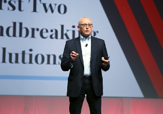 Laurent Philonenko, senior vice president of innovation, at Avaya's annual Engage user conference.