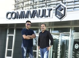 photo of CEOs of Commvault and Hedvig