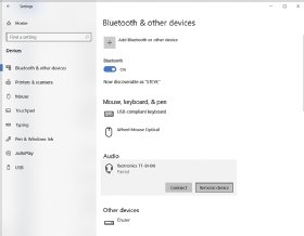 Click Remove device.