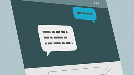 Gif of business messaging