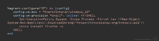Install the Chocolatey client.