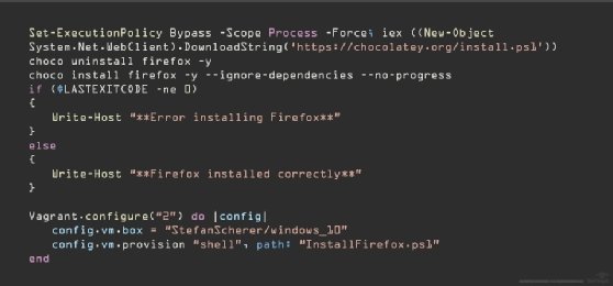 Chocolatey with an external script.