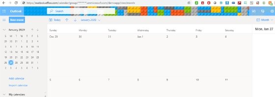 copy calendar link