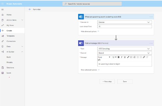 Power Automate flow