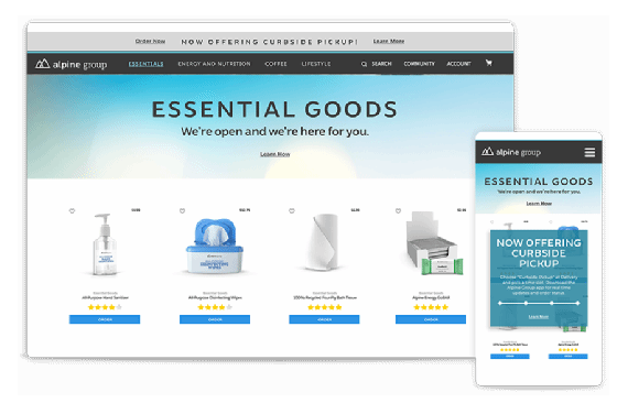 Salesforce's Quick Start Commerce for D2C Consumer and Essential Goods