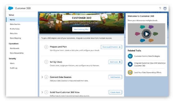 Screenshot of Salesforce Customer 360 Truth.