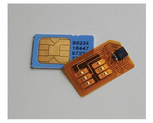 SIM chips.