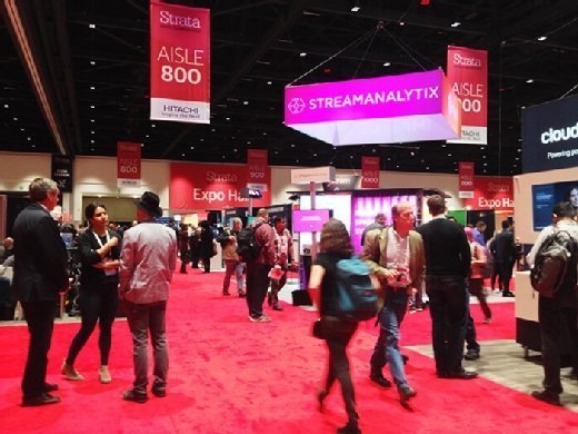 Expo hall, 2018 Strata Data Conference in San Jose