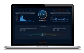 Screenshot of DataRobot dashboard for building machine learning models
