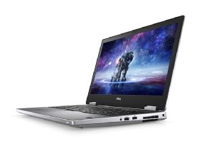 Left side view of Dell Precision 7540 mobile workstation.
