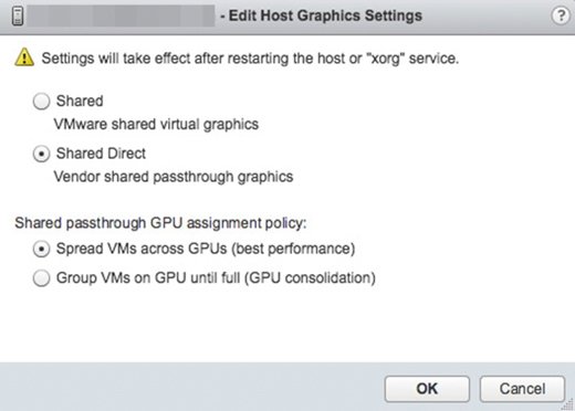 The vSphere web client