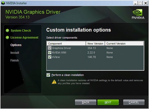 Nvidia's support site 