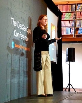 Marnie Wilking at DevSecCon