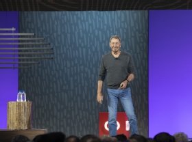 Oracle CTO and executive chairman Larry Ellison speaks at OpenWorld 2019.