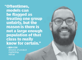Ben Cox, director of product marketing, H2O.ai