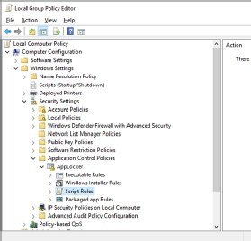 AppLocker script rules