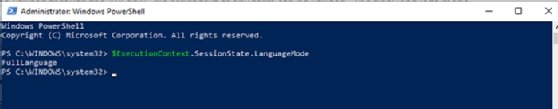 PowerShell language mode