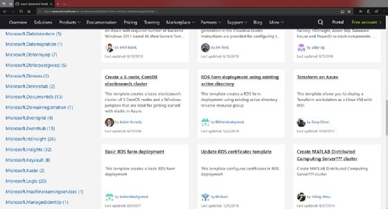 Azure 'Quickstart' templates
