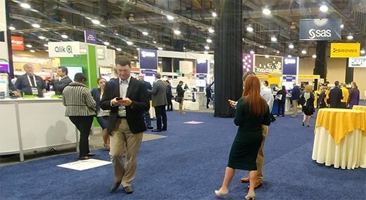 Gartner Data and Analytics Summit exhibition floor