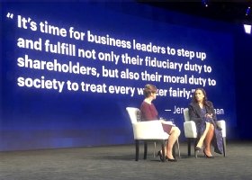 Jennifer Hyman, co-founder and CEO ofRent the Runway, at the Gartner IT Symposium