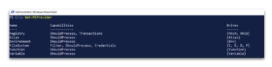 PowerShell providers