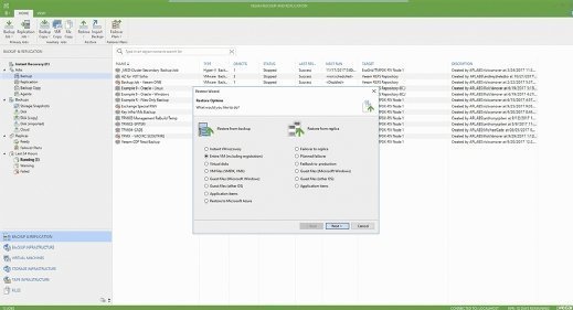 Veeam Availability Suite 9.5 screenshot