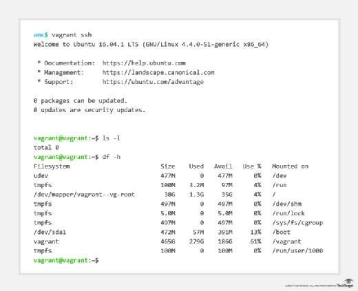 SSH into a Vagrant setup