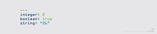 YAML example