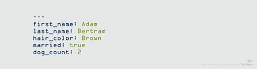 YAML example