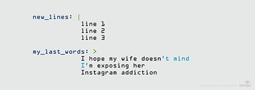 YAML example