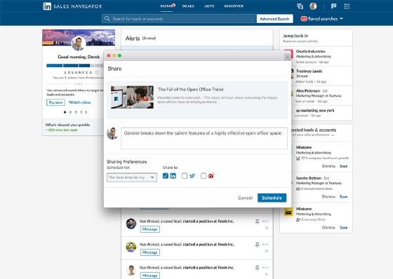 LinkedIn Sales Navigator screenshot
