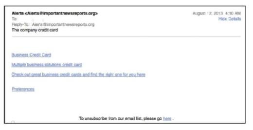 Message body example