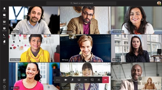 Screenshot of Microsoft Teams