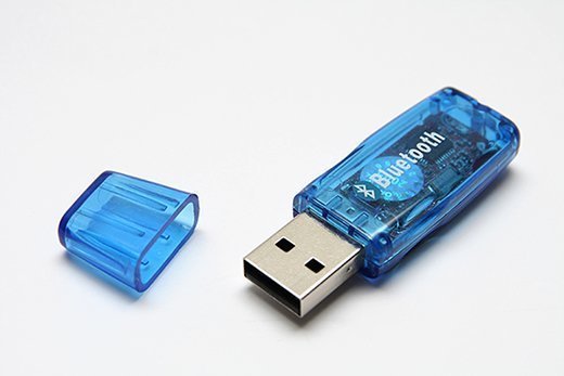 An image of a USB-capable dongle that can plug in via a USB port.