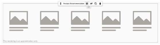 Adobe AI Product Recommendations content block for Magento Page Builder
