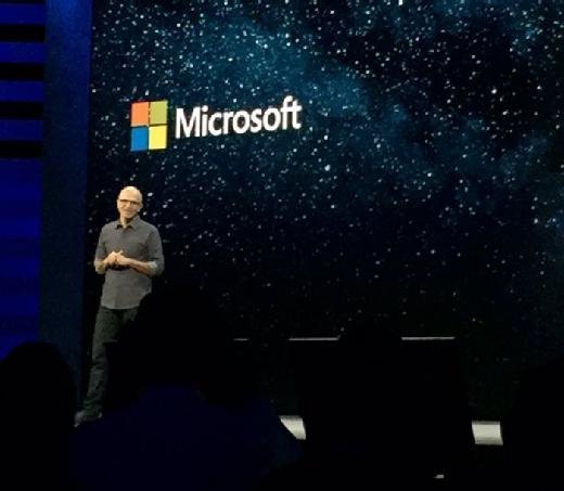 Microsoft CEO Satya Nadella at Microsoft Ignite 2017