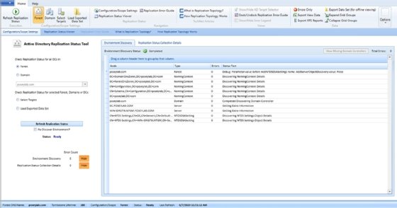 Active Directory Replication Status tool