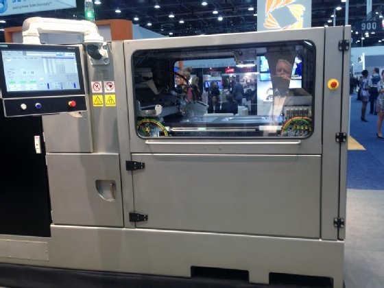 The Digital Metal DM P2500 3D printing machines produces very small and complex metal parts – displayed at the Rapid + TCT 2019 conference.