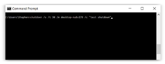 Shutdown delay
