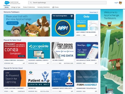Salesforce AppExchange screenshot