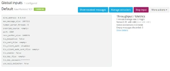 Sample Graylog input