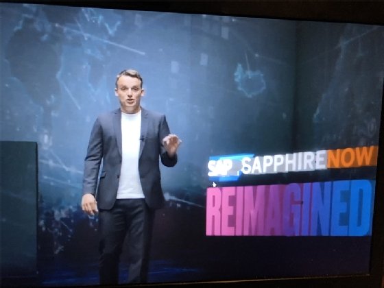 SAP CEO Christian Klein speaks at SAP Sapphire Now.
