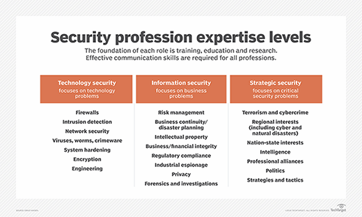 Security profession expertise levels