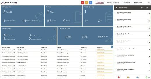 Rubrik Datos IO RecoverX 2.0 screenshot