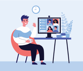 Join web conferences for Scrum events