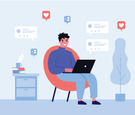 Be social remotely