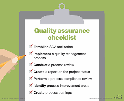 quality assurance checklist