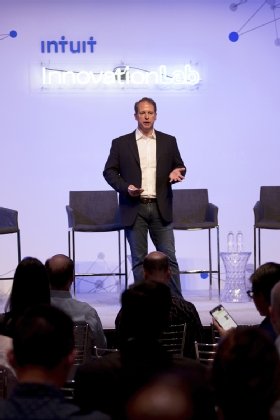 Intuit CTO Tayloe Stansbury at conference
